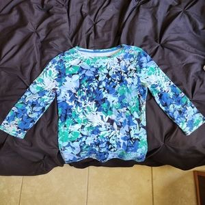 Croft&barrow floral shirt